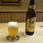 緒方 - まずはビールで