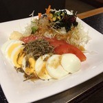 Okonomiyaki Kacchan Sakai De Hon Ten - トマトスペシャルサラダ（450円）_2015年11月