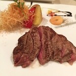 神戸牛 喜山 - 別格希少部位ステーキランチ(人●´ω｀●)♡♡♡
120gでレア♪