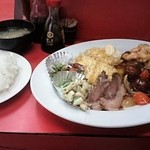 ます - 肉団子定食