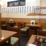 そば処松屋 - 店内