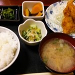 瑞穂 - あじフライ定食 700円