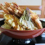 Umetako Hon Ten - 天丼（1300円）マウンテン