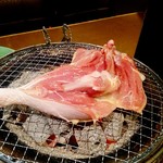 新橋シャモロック酒場 - 焼き始め