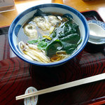 Soba Yomogi - 牡蠣蕎麦 二八 1400円