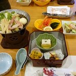 Kasugai Koura Honten - かに豆腐、蟹一人鍋、ゆでかに