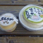 手作り豆腐料理の店　伝承館 - 寄せ豆腐と豆乳ぷりん