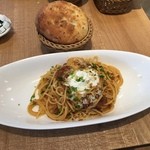 AfternoonTea TEAROOM Kintetsu Hyakkaten Wakayama Ten - 熟成肉のクリームボロネーゼ