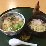 どんこの里いぬかい - 中華丼 小うどん付 500円