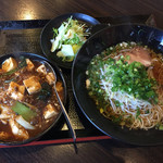 中華屋 龍 - ラーメンセット(マーボー丼)