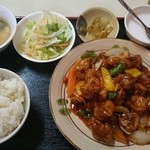 Sichuan  Kohfuku En - 酢豚のランチセット