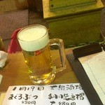 大衆酒場　玉井 - ファーストドリンク 生ビール