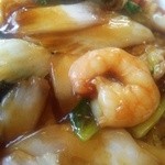 Sichuan Fukuen - 中華飯の具の拡大画像です、食べ応え十分の一品、うーまーいーぞー1