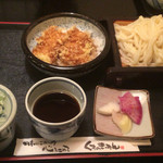 Kusunoki An - 合盛り+イカ天丼