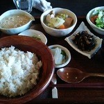 自然生家 - 料理写真:麦とろ膳 1380円なり