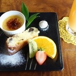 Cafe Kyakuden - 2016年1月　本日のケーキプレート【800円】