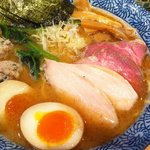 麺屋一燈 - 特製魚介ラーメン900円＋中盛50円