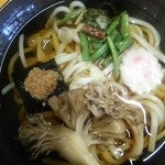 Aoki Ryokan Honkan - 舞茸うどん\750