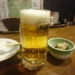 居酒屋まるた - 生ビール