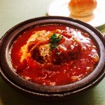 乃呂 - アツアツ♡鉄鍋に入ったハンバーグ!!