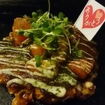 鉄板焼・お好み焼 ごっつい - 限定トマトお好み焼き