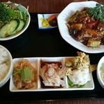 中華料理菊水 - 麻婆茄子定食(ランチ)