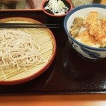 Ten-don Tenya Koshigaya Reikutown Ten - 毎月18日限定の「天丼と小そばセット」（550円、2016年）