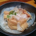 味処　けやき - 自家製の厚揚げ