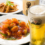 中華料理 京華茶楼 - 生ビールセット980円