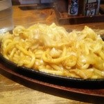 武蔵の国 - ランチＡ ホルモンうどん定食680円