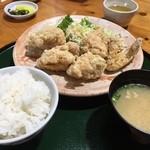 水の駅 おづる丸福 - ぶつ切り定食　￥７２０