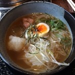 Amiyaki Tei Kawagoe Shibui Ten - 【2016年04月】梅おろし冷麺（旬メニュー6-10月）＠500円。