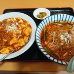 Shumi Ken - 【2016.6.8(水)】ラーメンセット(麻婆豆腐飯＋特製台湾ラーメン)734円