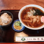 そば処　松月庵 - ラーメンとかやくごはん