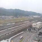 東横INN - 13階から見た米原駅。新幹線が出発！