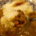 ラリパッパカフェ - あいびき肉と茄子のキーマカレー