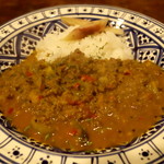 ラリパッパカフェ - あいびき肉と茄子のキーマカレー　８００円