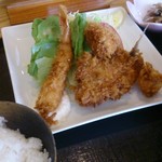 Tonkatsu Mishima - ミックスフライ定食