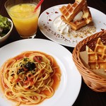 SoRa cafe feat.waffle cafe Sign - 料理写真:ハッピースペシャルランチセット