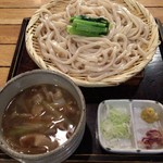 Bushu Shikomen - 201607 肉汁うどん860円、うどん大盛り210円