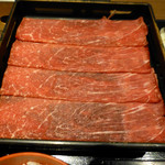 Washoku Nabe Shabushabu Shimizu Yamaguchi Ube Ten - 特選牛しゃぶランチ。特選牛