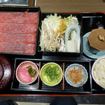 Washoku Nabe Shabushabu Shimizu Yamaguchi Ube Ten - 特選牛しゃぶランチ