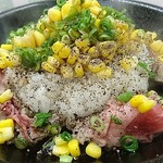 Pepper Lunch Ionmo-Ru Imabari Shintoshiten - 灼熱地獄な提供温度コーン倍増でめちゃおいひい