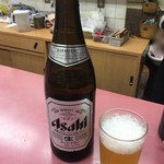 Osaka Senya - 1杯目：ビール中瓶 アサヒスーパードライ 500円(税込)