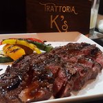 Trattoria K’s - ブラックアンガス牛ミスジのグリル