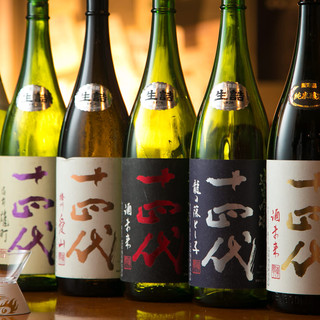 60 types in total! Proud local sake sourced from all over the country