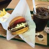 Mos Burger Ru-To17 Muika Machi Ten - バーベキューモスバーガー、ポテト、アイスコーヒー