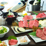 Kuroge Wagyu Yakiniku Kisshan Kitashinchi Ten - 松阪牛のプレミアムコース　\15.000