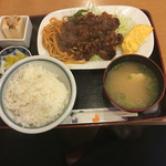 Coffee Kan Matsubara - ¥650- 焼肉定食 2016.8.4 Thu.