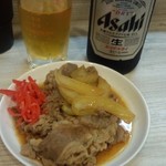 The Kitchen SENKYAKU BANRAI  - 牛皿＋中瓶ビール